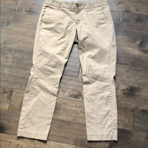 J. Crew Frankie khaki chino pant